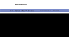 Desktop Screenshot of aggarwalassociates.com