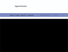 Tablet Screenshot of aggarwalassociates.com